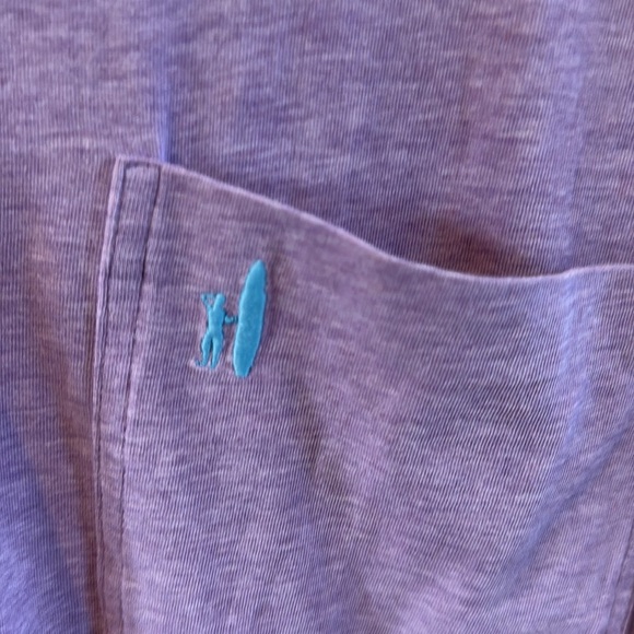 Johnnie-O Hangin' Out HeatheredOriginal Polo Shirt Size X-Large Logo Golf Preppy - Picture 4 of 5